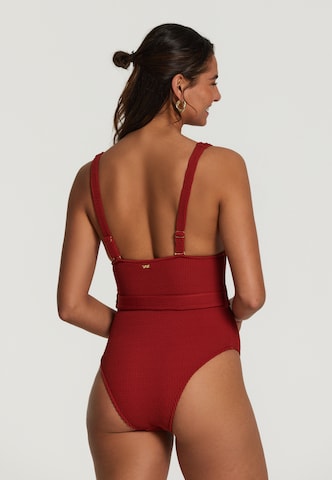 Shiwi Triangle Swimsuit 'Amy' in Red