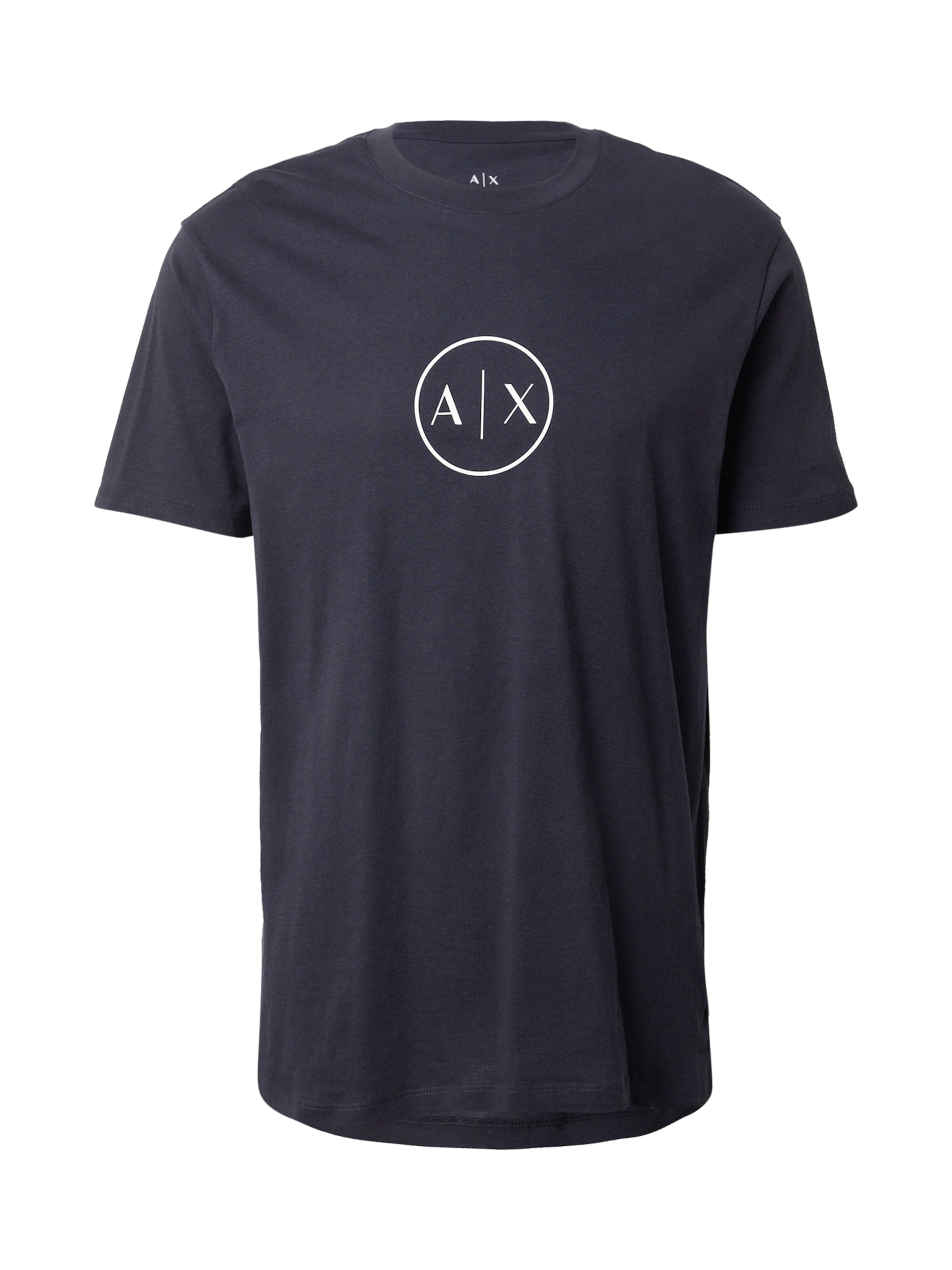 ARMANI EXCHANGE Tričko – modrá: přední strana