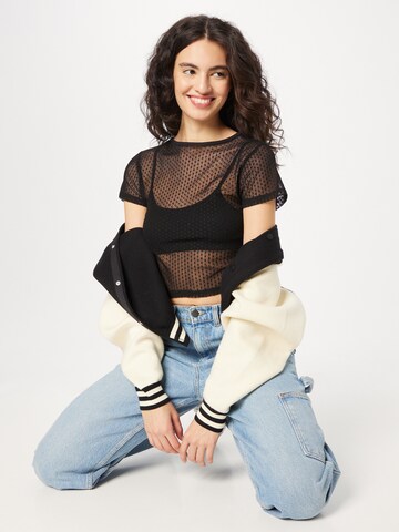 Nasty Gal Тениска в черно