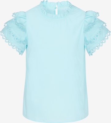 Camicia da donna di faina in verde: frontale