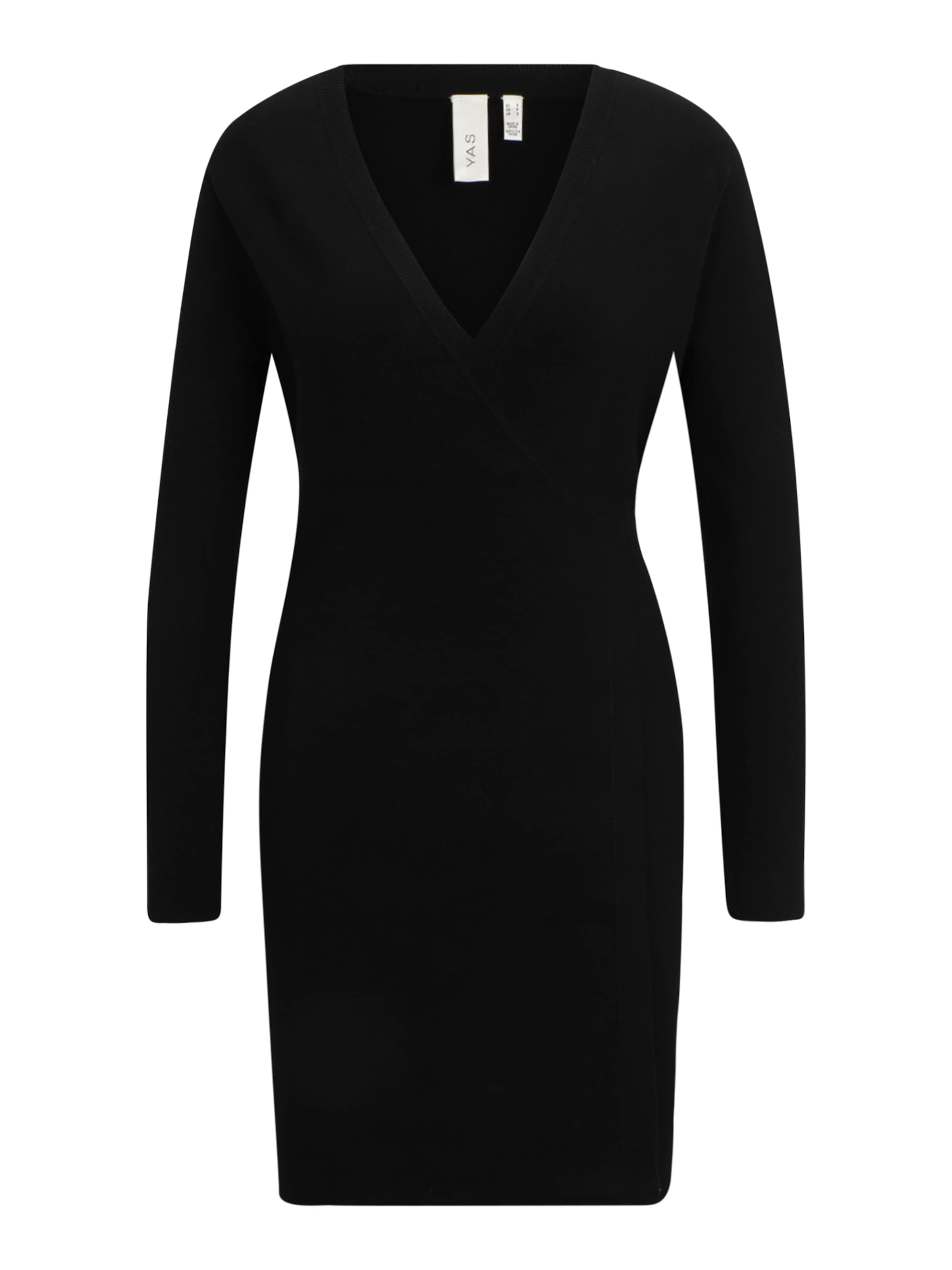 Robes en maille 'HALTON' YAS Petite en noir : devant