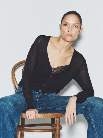 The Set Gebreid vest in Grijs