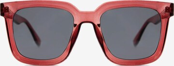 Lunettes de soleil ECO Shades en rouge : devant