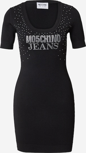 Rochie tricotat Moschino Jeans pe negru / transparent, Vizualizare produs