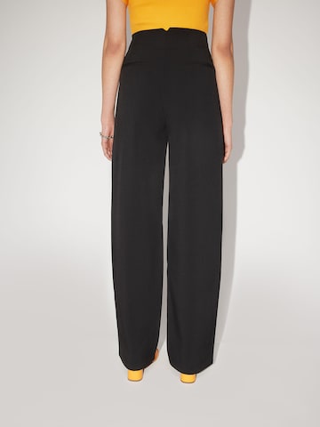 LeGer by Lena Gercke Wide leg Pleat-Front Pants 'Shanice' in Black