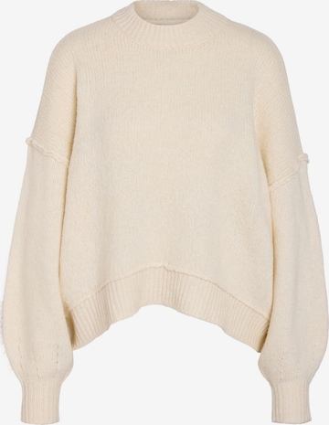 Noisy may - Pullover 'NMLUISA' em bege: frente