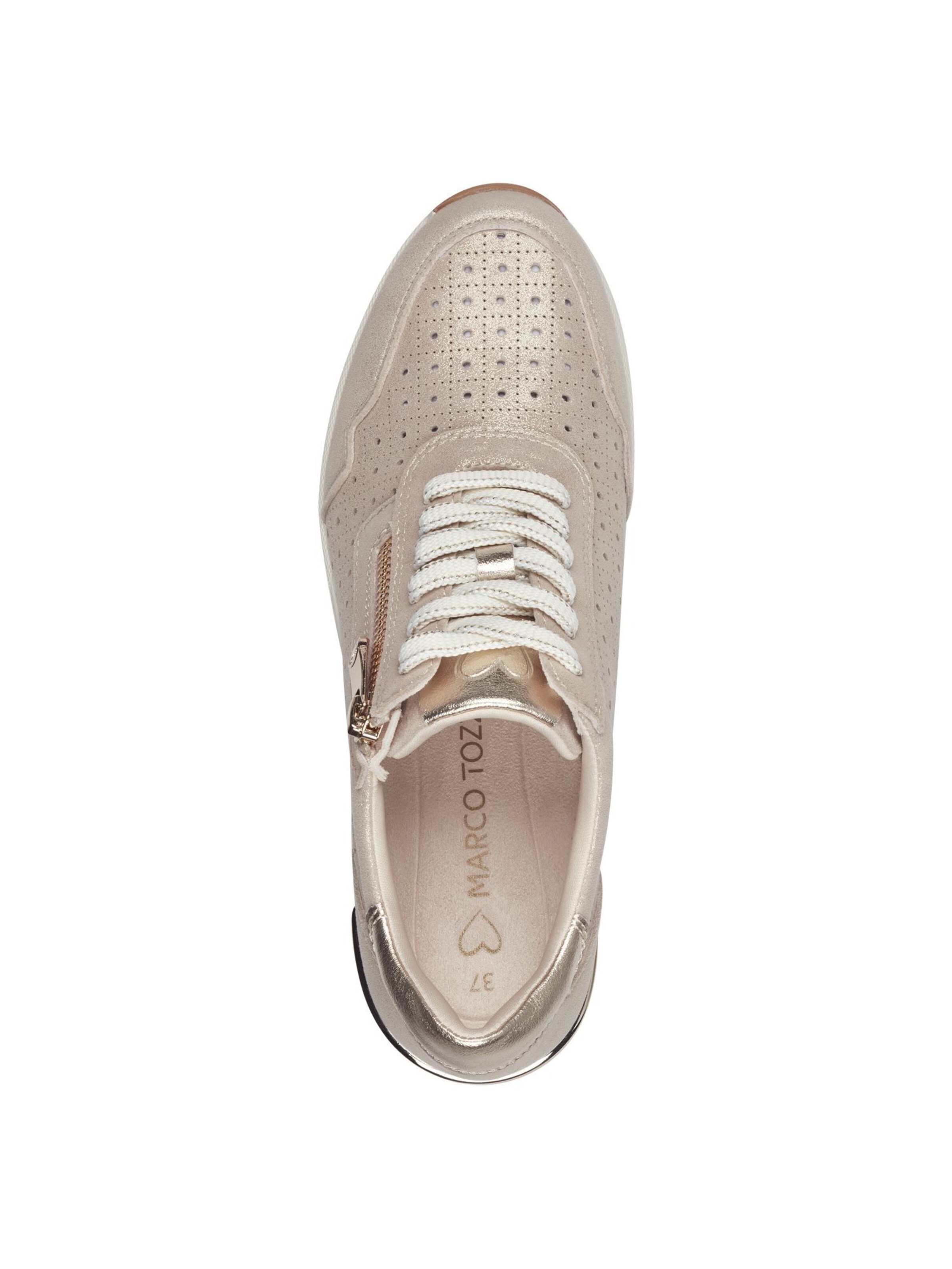 MARCO TOZZI Platform trainers in Silver