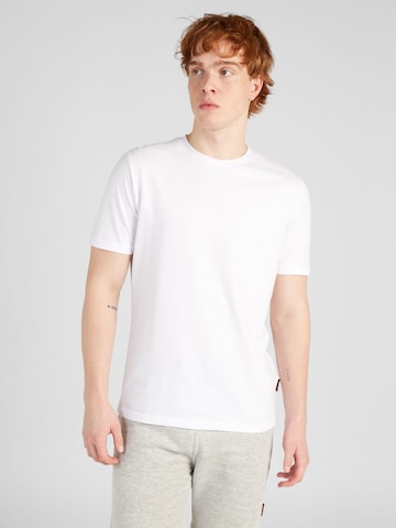 naketano T-shirt i vit: framsida