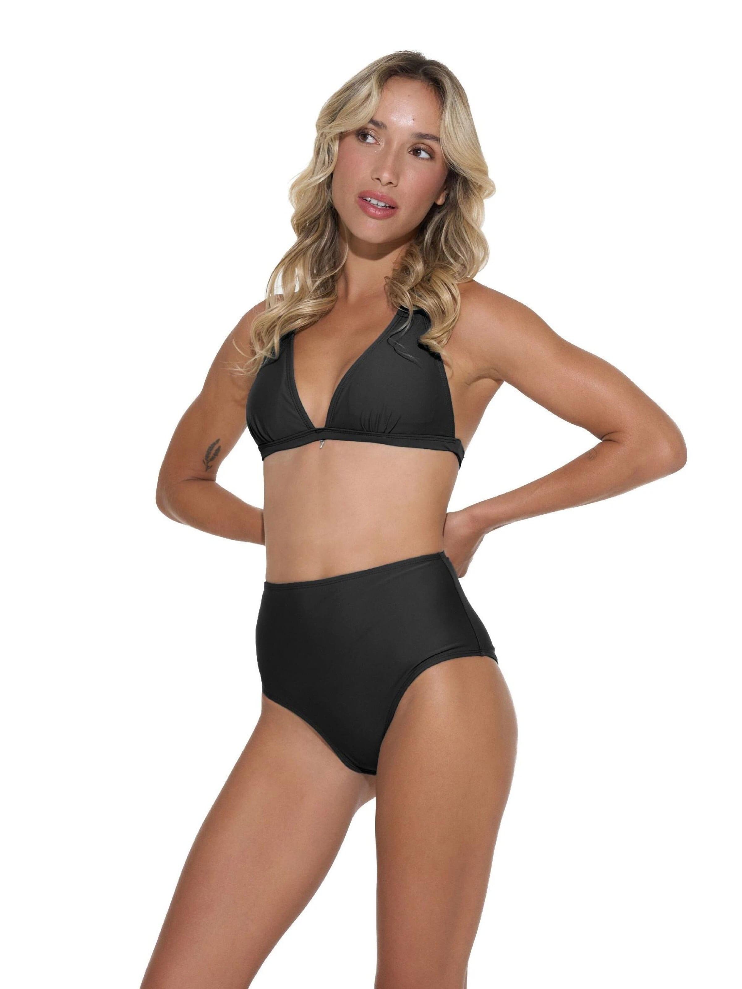 69Slam - Braga de bikini 'BRAGUITA BIKINI TALLE ALTO ALANA NEGRA' en negro