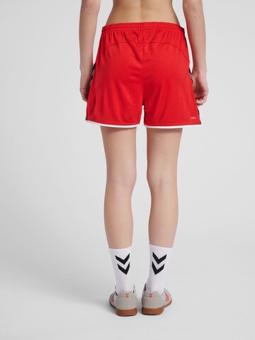 Hummel Regular Sports trousers 'Poly' in Red