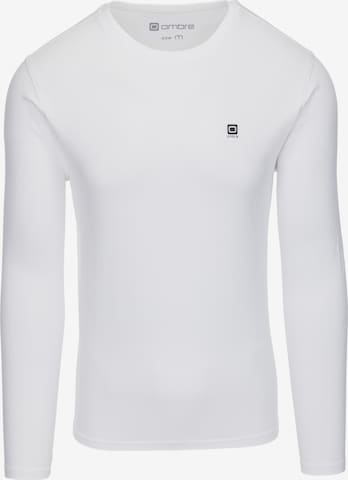 Ombre Shirt in White: front