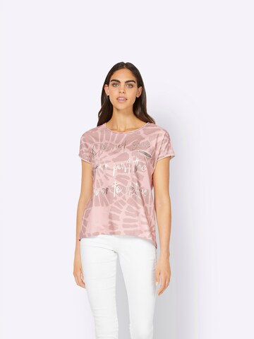 heine Shirt in Roze: voorkant