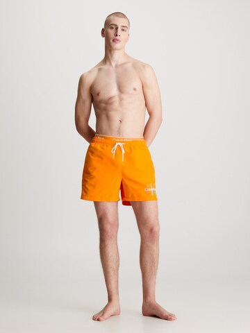 Calvin Klein Swimwear Badeshorts 'Pride' in Orange