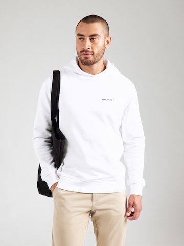 Pepe Jeans - Sudadera en blanco: frente
