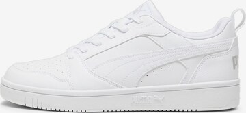 Baskets basses 'Rebound V6' PUMA en blanc : devant