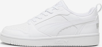 Baskets basses 'Rebound V6' PUMA en blanc : devant