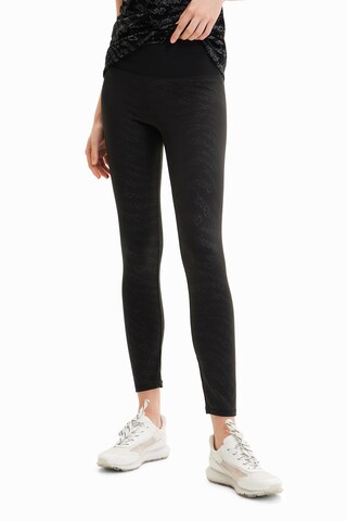 Regular Leggings 'Elisabet' Desigual en noir : devant