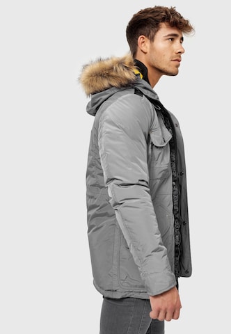 INDICODE JEANS Winterparka ' Carpelan ' in Grau