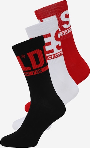 DIESEL - Calcetines 'RAY' en rojo: frente