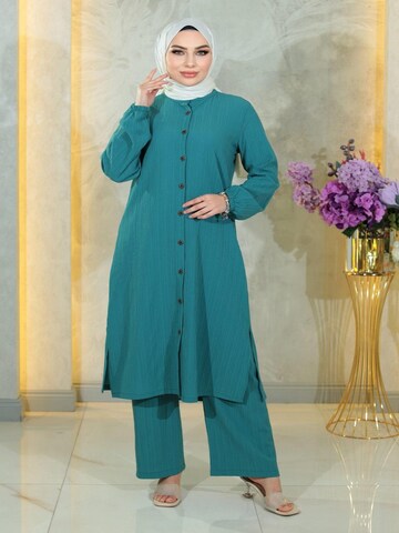 MODAMIHRAM Tunic in Blue: front