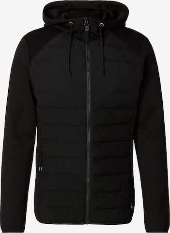 ICEPEAKTehnička jakna 'ARZBERG' - crna boja: prednji dio