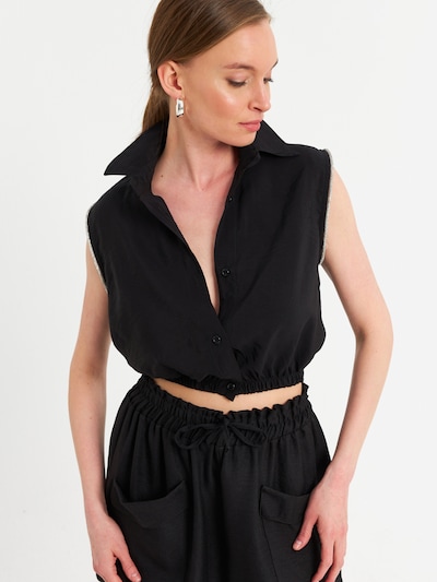 Cool & Sexy Chemisier en noir, Vue avec produit