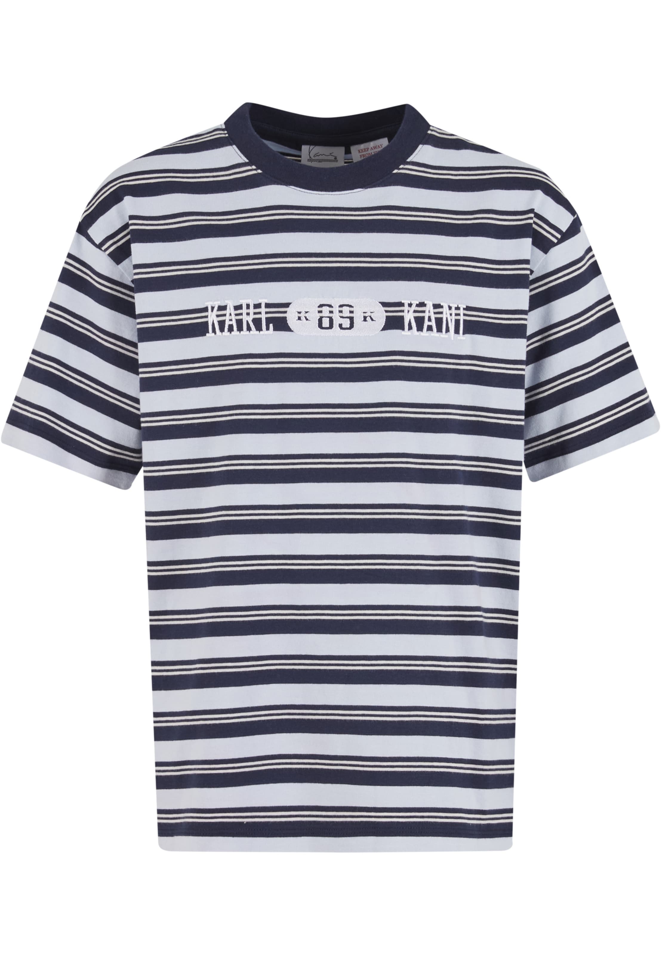 Maglietta 'Heritage 89' di Karl Kani in blu: frontale