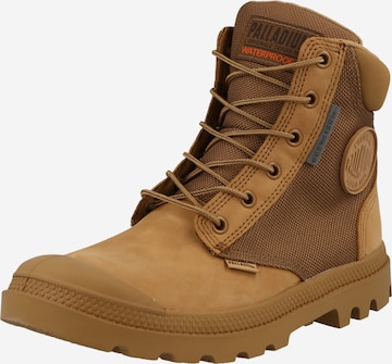 Palladium Lace-up boots 'Pampa' in Brown: front