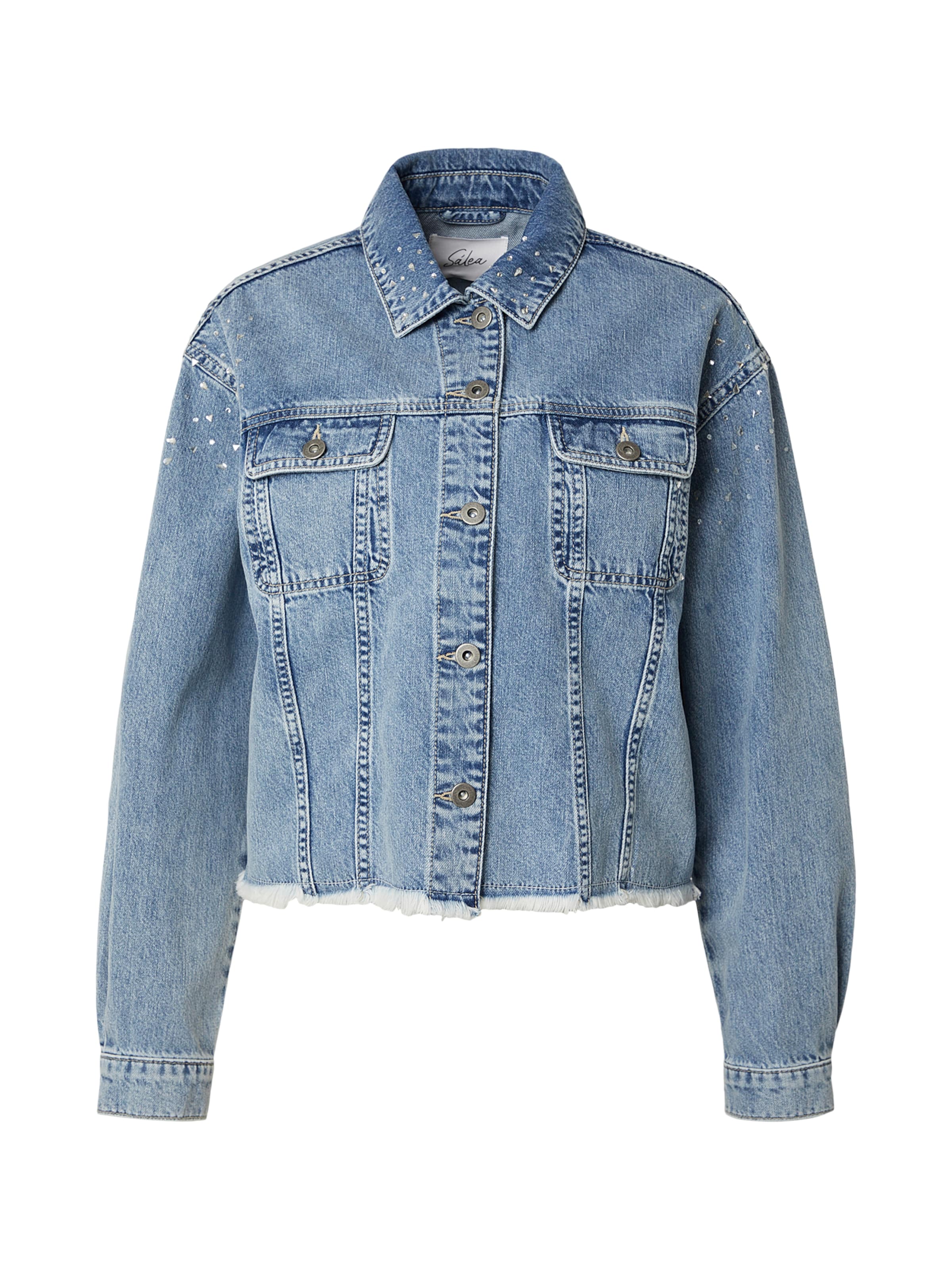 Giacca di mezza stagione di Sálea in blu: frontale