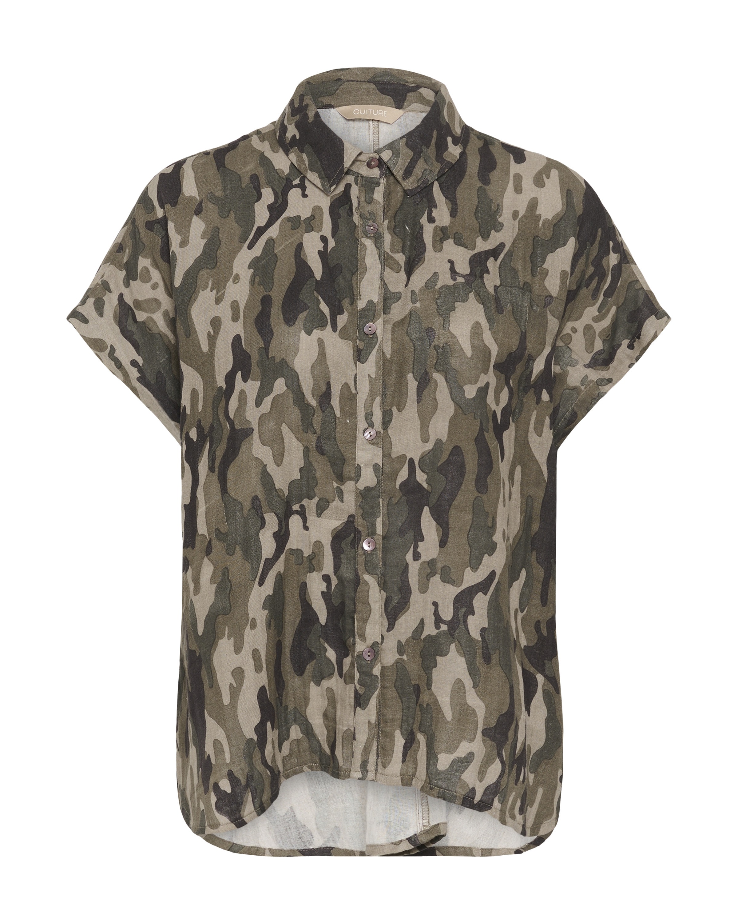 CULTURE Blouse 'Myra' in Groen: voorkant