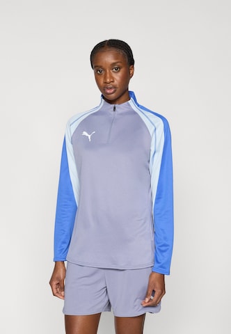 PUMA Sports jacket 'Individual Blaze' in Grey: front
