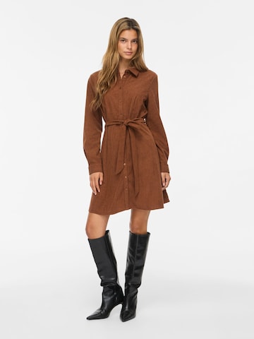 VILA Blousejurk 'VIElsa' in Bruin: voorkant