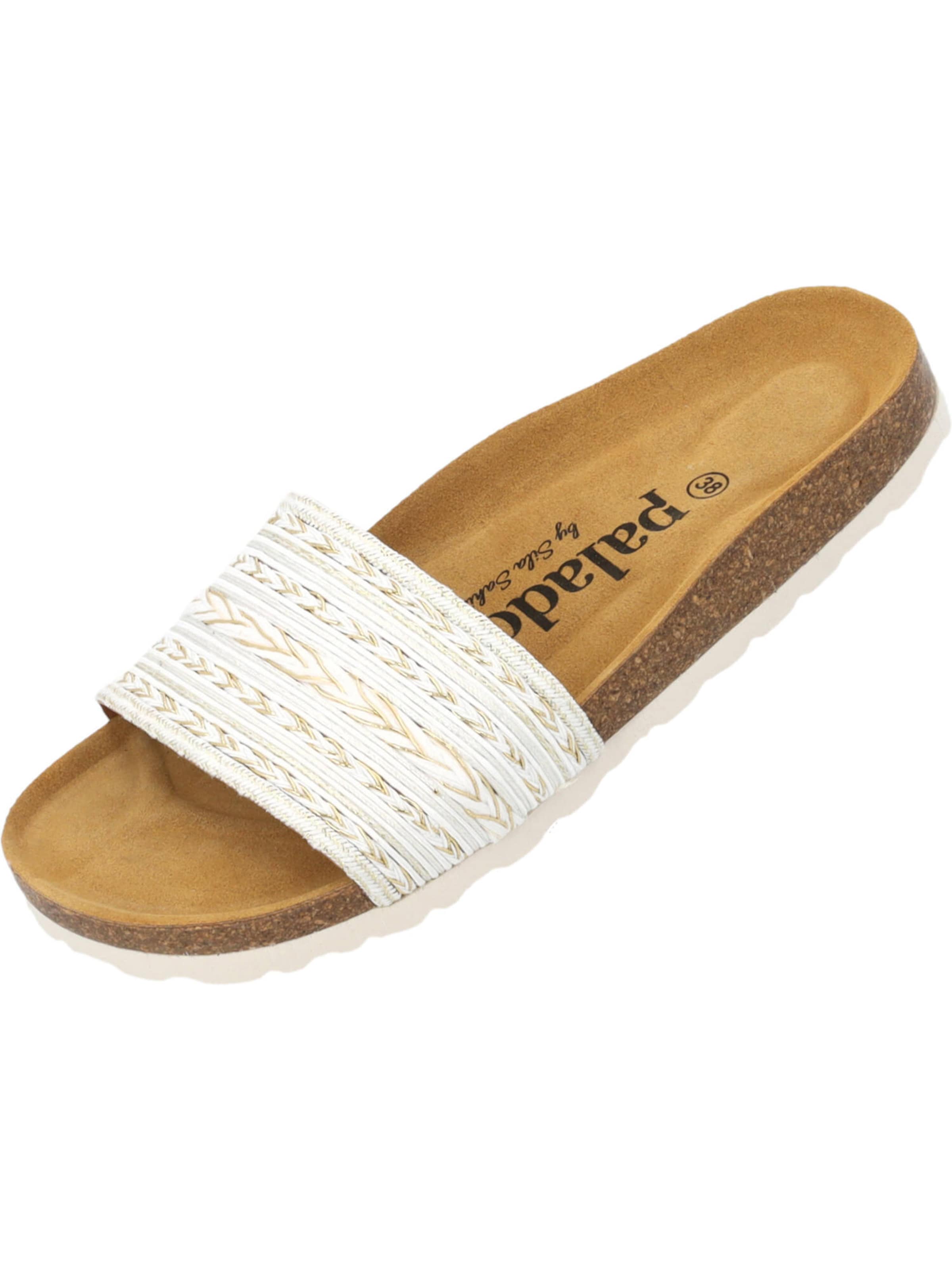 Palado by Sila Sahin Пантолеты 'Solista' в Белый: спереди