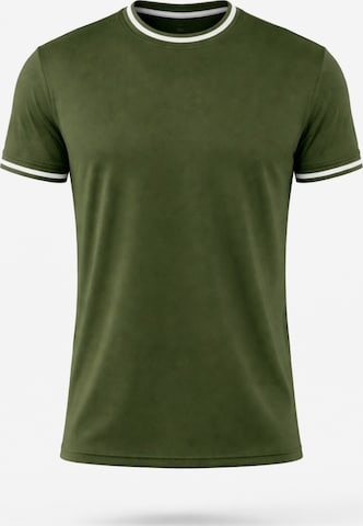 Maglia funzionale 'Pantoneclo Men's Gym Short Sleeve T-Shirt' di PANTONECLO in verde: frontale