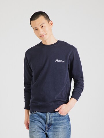 JACK & JONES Sweatshirt 'Beau' in Blue: front