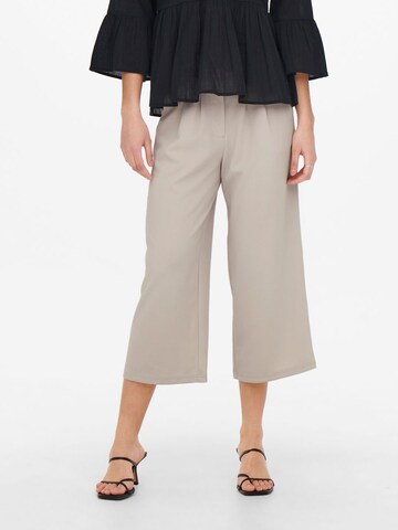 JDY Pleat-Front Pants 'Tanja' in Grey: front