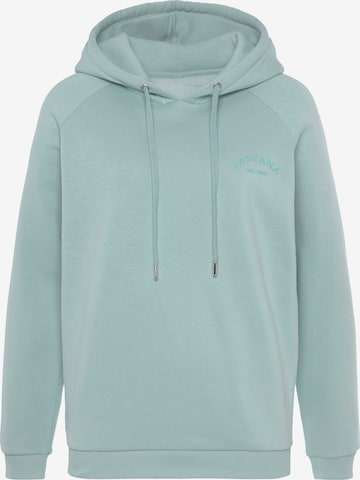 LASCANA Sweatshirt in Green: front