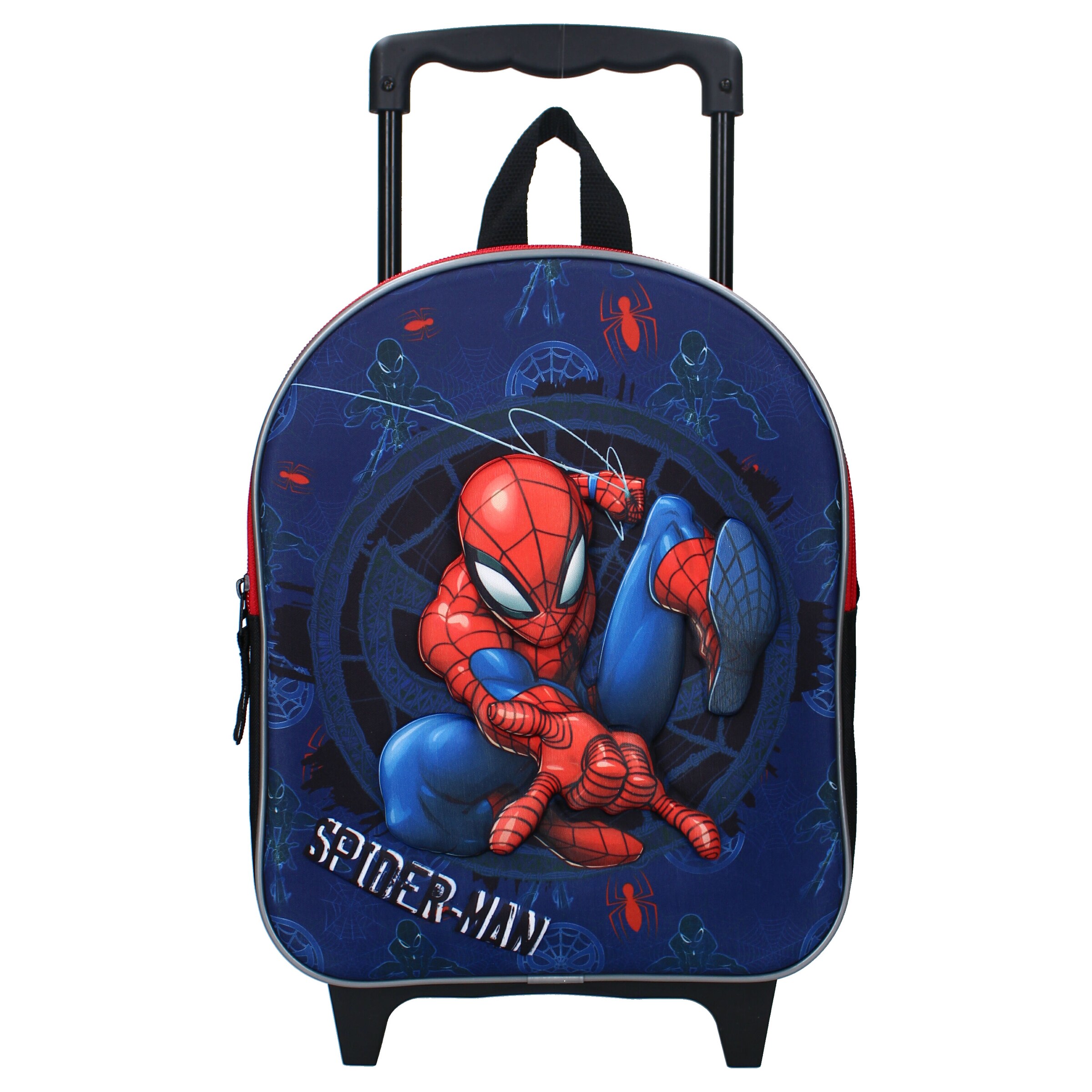 VADOBAG Rucksack '3D Spider-Man Great Escapes' in Blau: Vorderseite