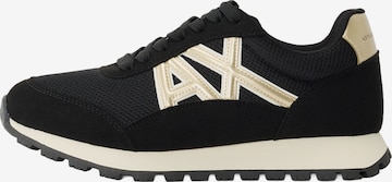 juoda ARMANI EXCHANGE Sportbačiai be auliuko: priekis