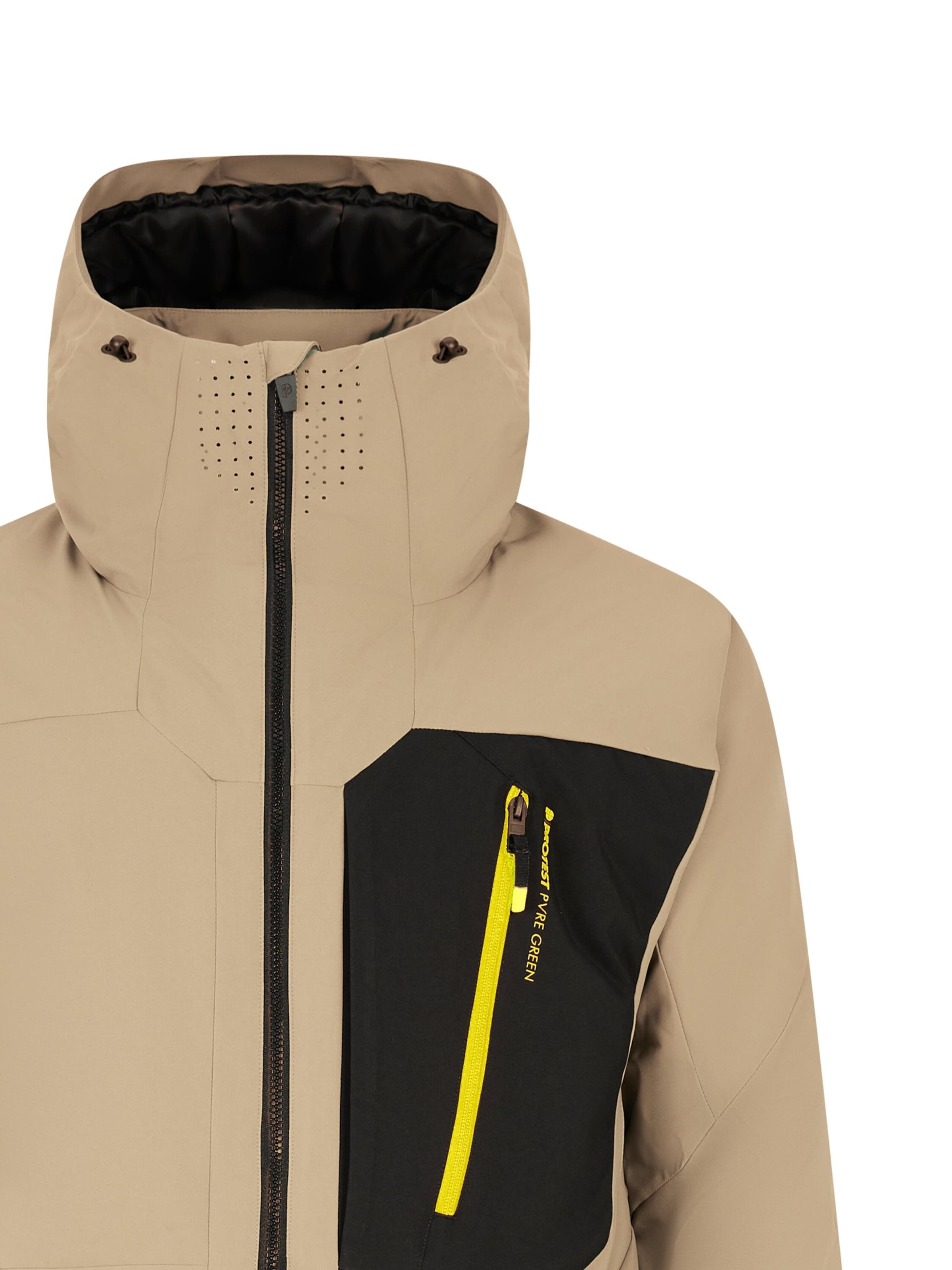 PROTEST Sportjacke 'PRTWest'‌‌‌‌‌‌‌ in Braun