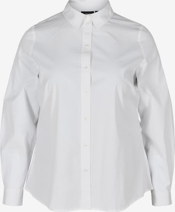 Zizzi - Blusa 'EJALA' en blanco: frente