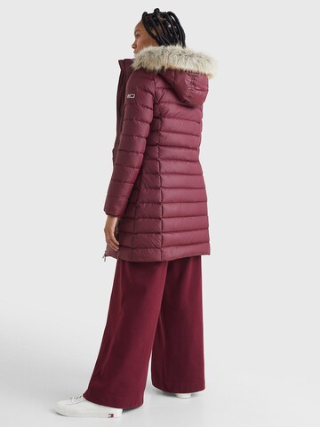Tommy Jeans Winter Coat in Red