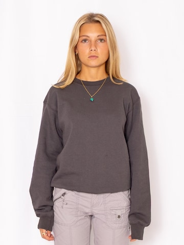 FRUIT OF THE LOOM Sweatshirt 'Crewneck sweatshirt' in Grijs: voorkant