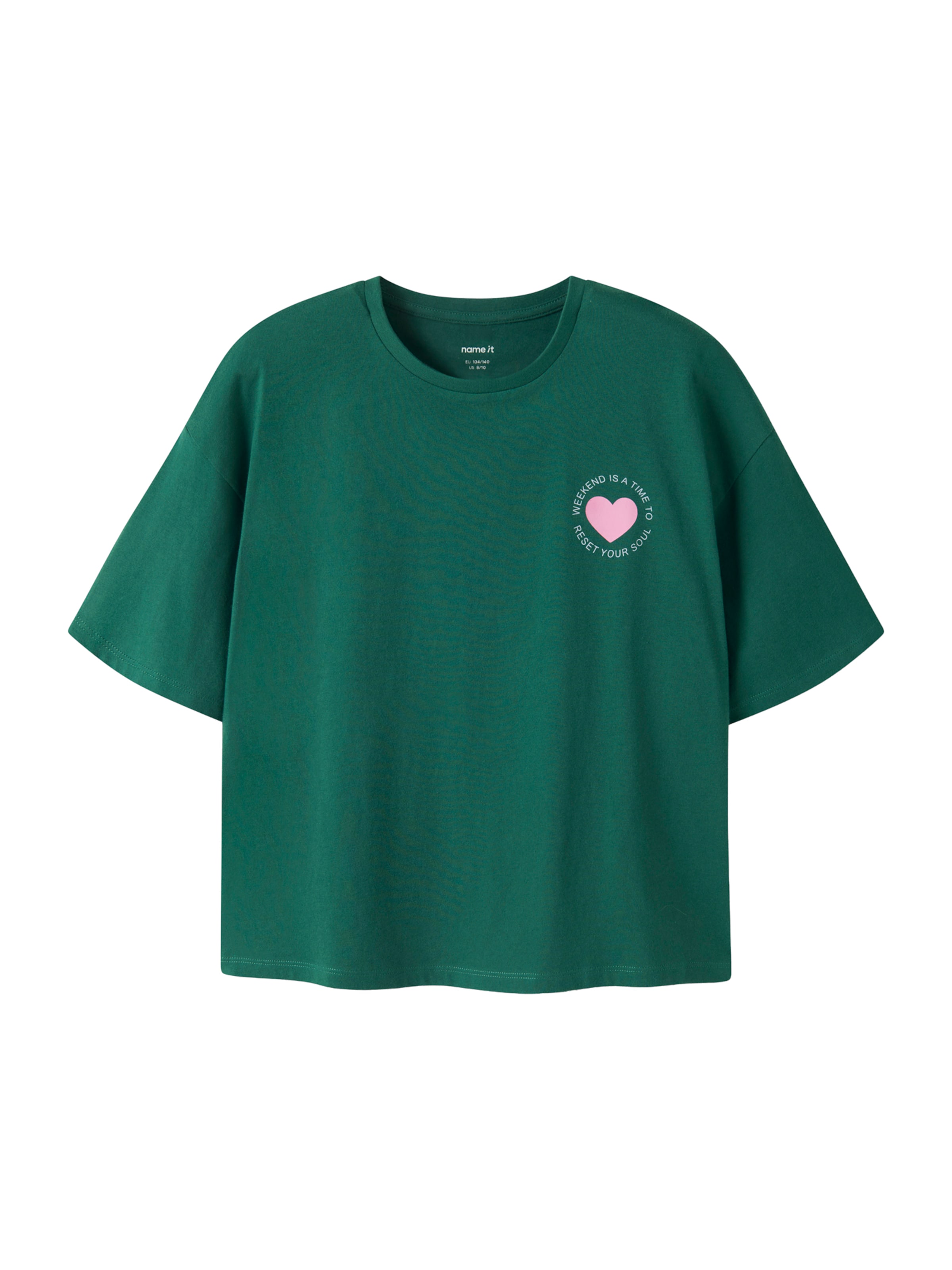 NAME IT - Camiseta 'NKFLTOM' en verde: frente