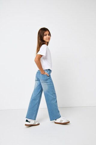 ONLY GIRLS Wide Leg Jeans 'Sylvie' i blå: forside