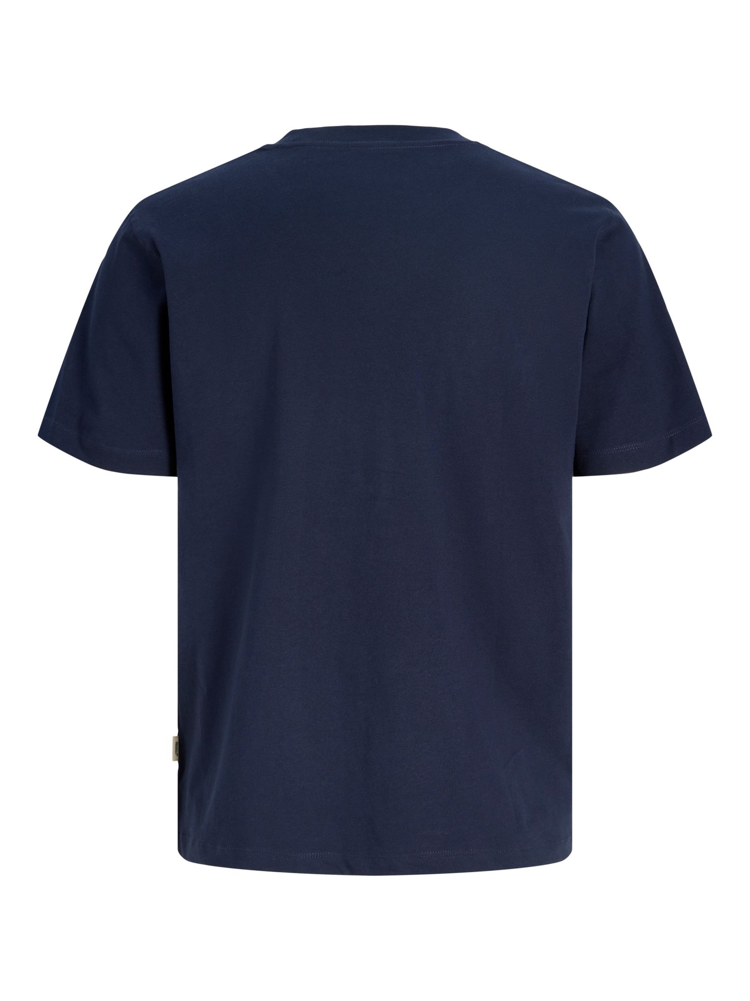 T-Shirt 'JORFREDERIKSBERG' JACK & JONES en bleu