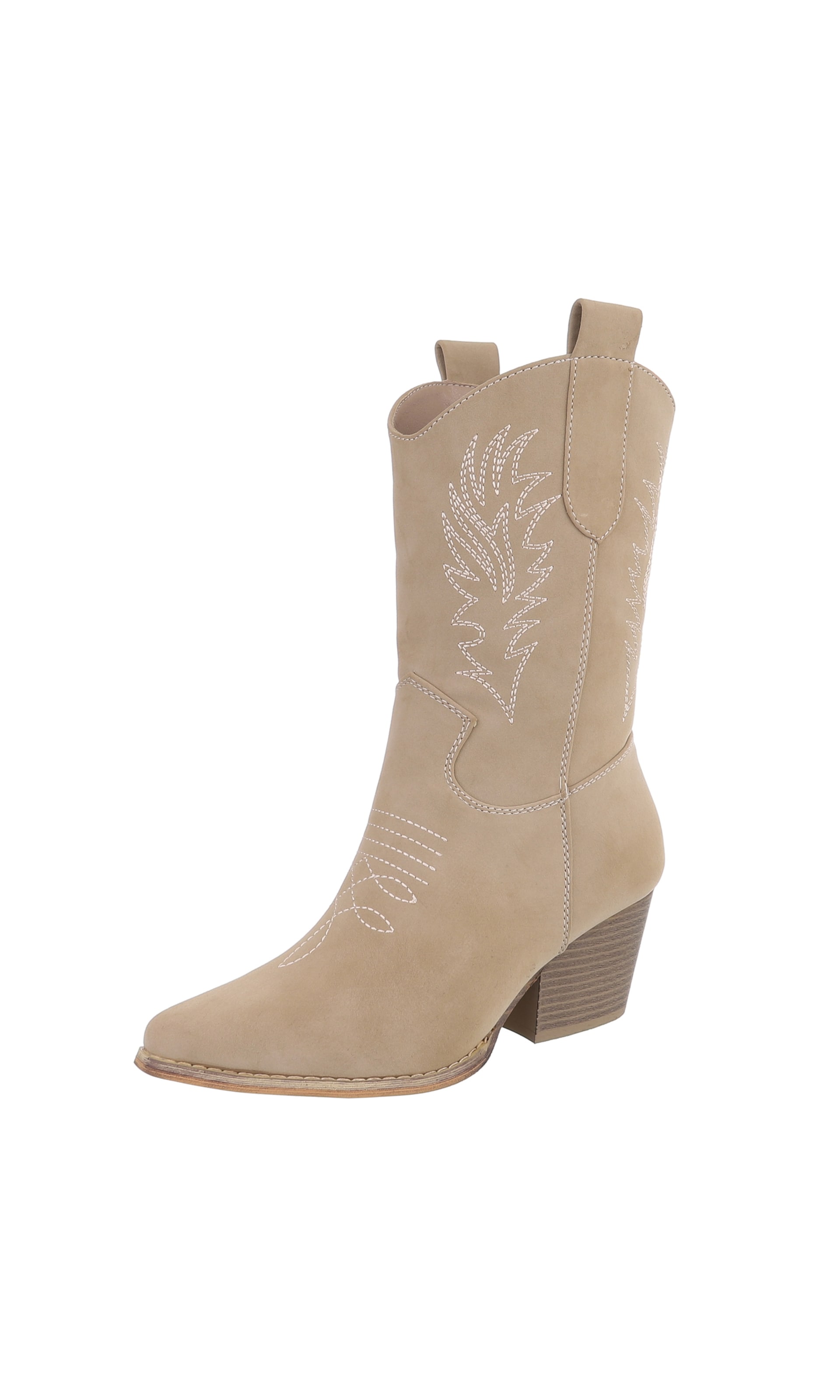 Ital-Design Boots in Beige: Vorderseite