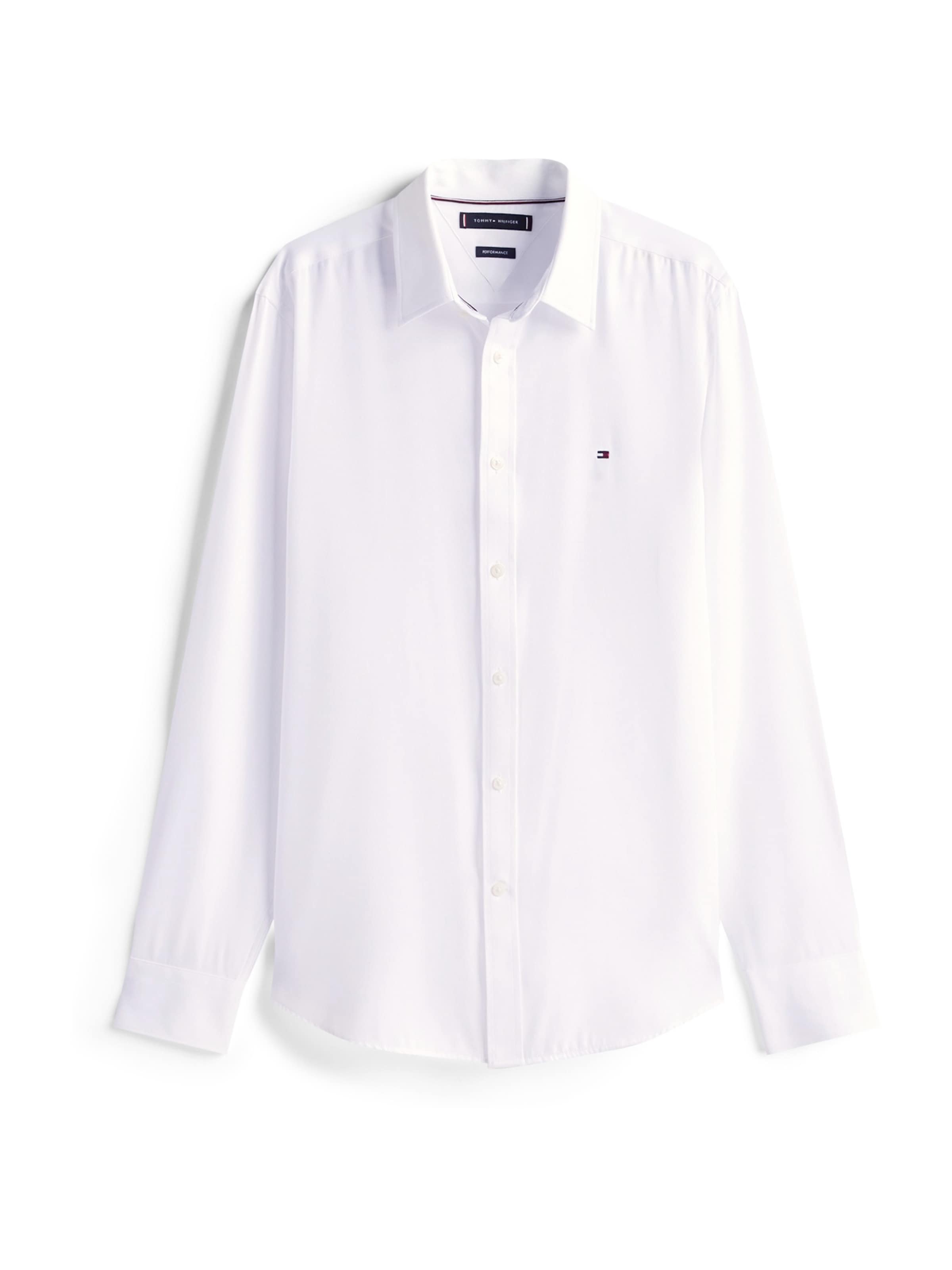 TOMMY HILFIGER Regularny krój Koszula w kolorze biały: przód