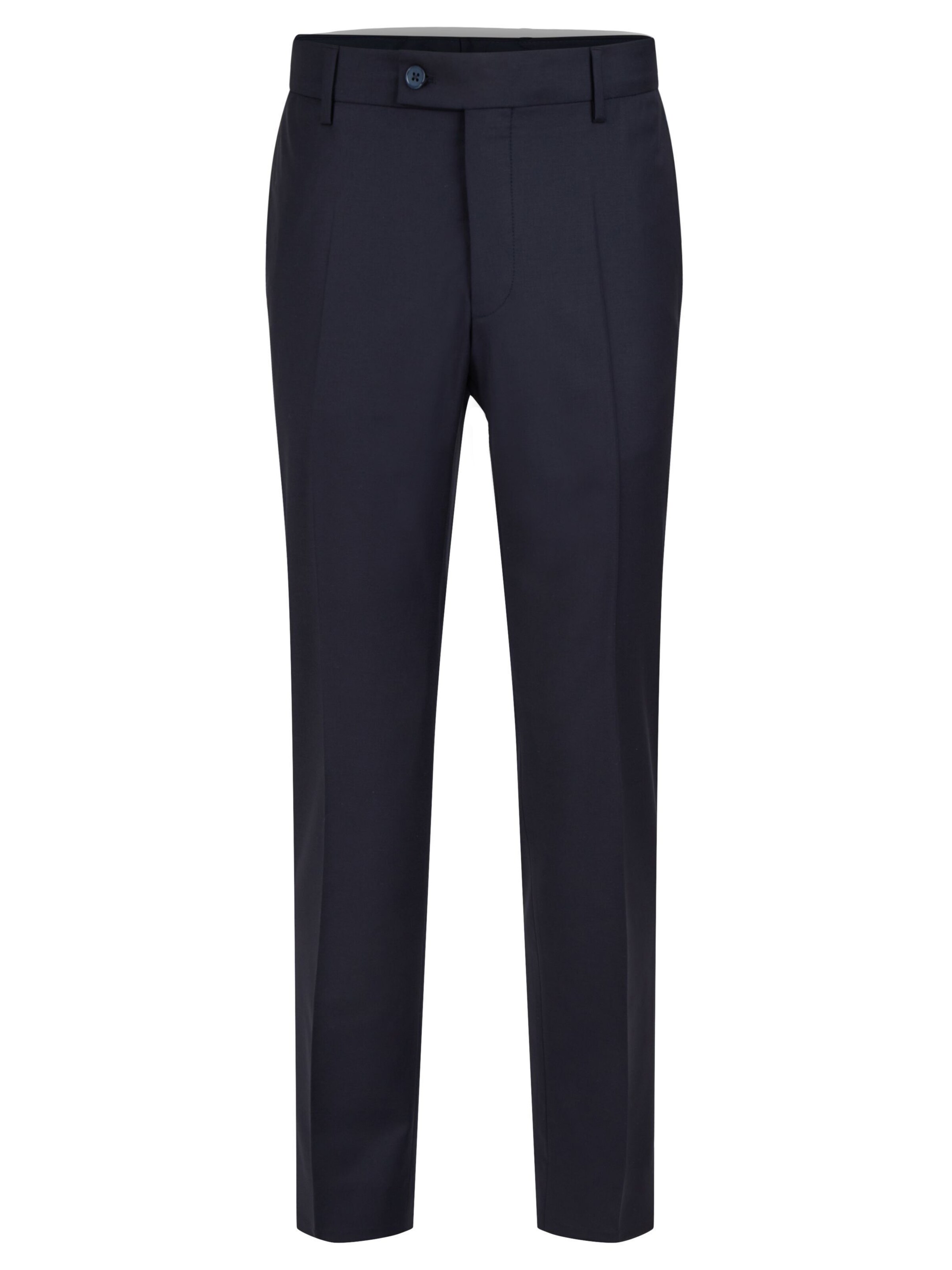 HECHTER PARIS Trousers with creases in Blue: front