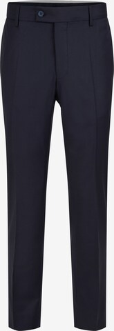 HECHTER PARIS Regular Pleated Pants in Blue: front